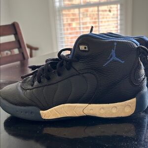 Nike Air Jordan Jumpman Team ProBlack and Blue Baby Walker Shoes